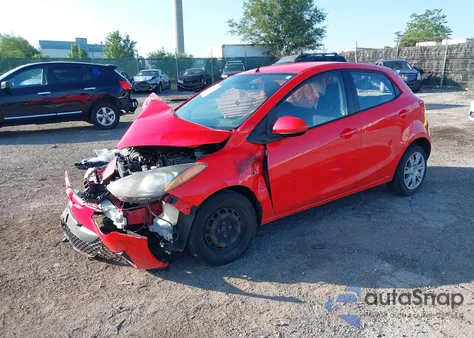 2014 Mazda Mazda2 Sport from USA, damaged, VIN JM1DE1KY9E0177844